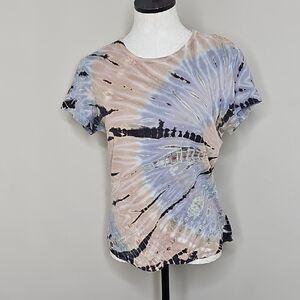 Tryst Multicolor Tie-Dye Short Sleeve Tee